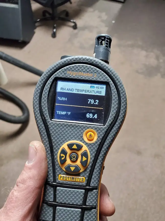 Moisture meter humidity assessment for Mold Remediation & Removal in Warwick